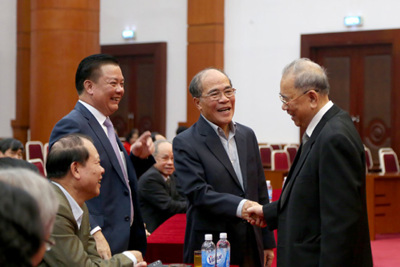 Bộ Tài chính gặp mặt cán bộ hưu trí nhân dịp Xuân Kỷ Hợi 2019