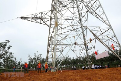 Khó đảm bảo tiến độ đường dây 500 kV mạch 3 như kế hoạch