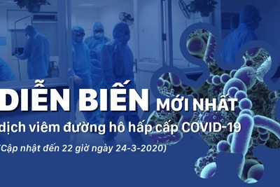 [Infographics] Diễn biến mới nhất dịch viêm đường hô hấp cấp Covid-19