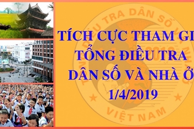 [Infographic] Từ ngày 1/4, bắt đầu cuộc Tổng điều tra dân số và nhà ở 