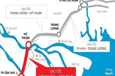 Chuyển dự án cao tốc Mỹ Thuận – Cần Thơ sang đầu tư công