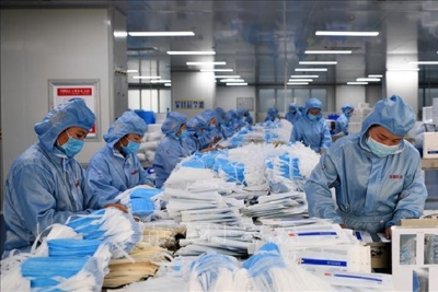 Việt Nam đã xuất khẩu hơn 415 triệu chiếc khẩu trang cho thế giới