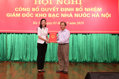 Kho bạc Nhà nước Hà Nội có giám đốc mới