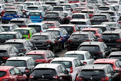 Thị trường ôtô châu Âu sụt giảm nghiêm trọng trong tháng Tư