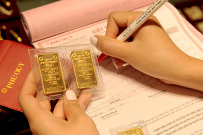 Hồi phục phiên cuối tuần, vàng SJC giao dịch quanh 48,80 triệu đồng
