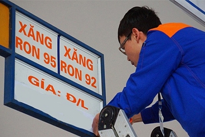 Xăng RON 95-III tăng 955 đồng/lít, lên mức bán mới là 14.080 đồng/lít