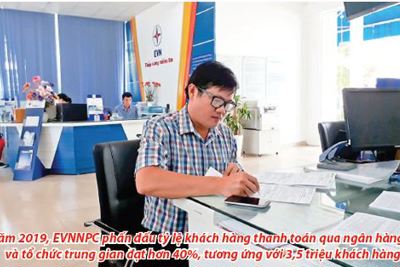 EVNNPC hiện thực hóa mục tiêu thanh toán không tiền mặt 
