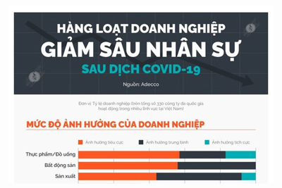 [Infographics] Hàng loạt doanh nghiệp cắt giảm nhân sự