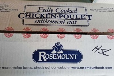 Canada thu hồi sản phẩm thịt gà hiệu Rosemount nhiễm khuẩn Listeria