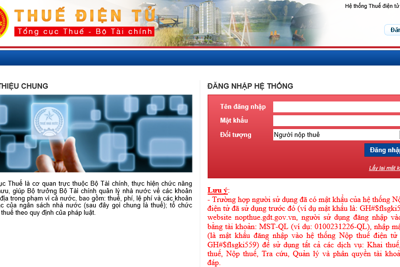 Đã có 787.562 doanh nghiệp tham gia sử dụng dịch vụ khai thuế điện tử