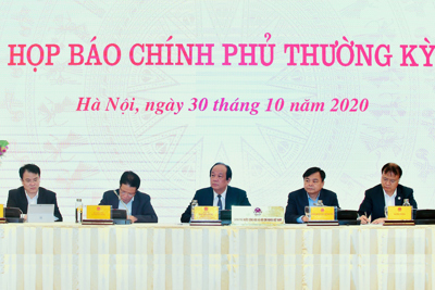 Văn phòng Chính phủ Họp báo Chính phủ thường kỳ tháng 10/2020