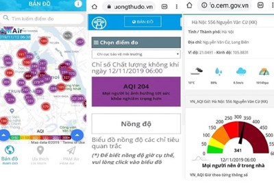Hà Nội chìm trong màn ‘‘sương đục’’