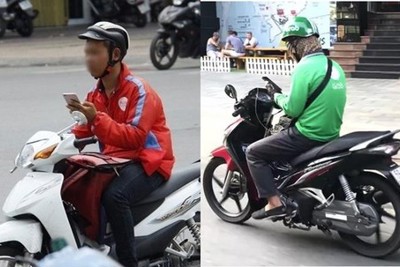 Mở đợt cao điểm xử lý "xe ôm" công nghệ vi phạm an toàn giao thông
