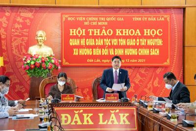 Cung cấp luận cứ khoa học hoàn thiện chính sách dân tộc, tôn giáo