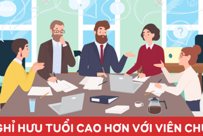 4 đối tượng viên chức được nghỉ hưu ở tuổi cao hơn