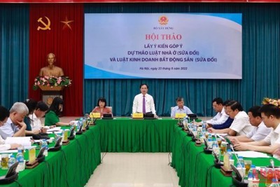 Góp ý vào dự thảo Luật Nhà ở và Luật Kinh doanh bất động sản sửa đổi