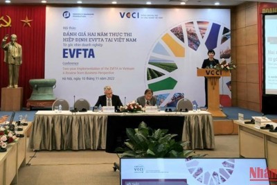 Kim ngạch xuất khẩu sang EU đạt 83,4 tỷ USD sau 2 năm thực thi EVFTA