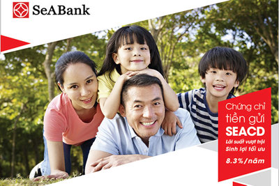 SeABank phát hành chứng chỉ tiền gửi lãi suất lên tới 8,6%/năm