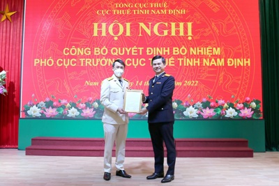 Cục Thuế Nam Định có tân Phó Cục trưởng