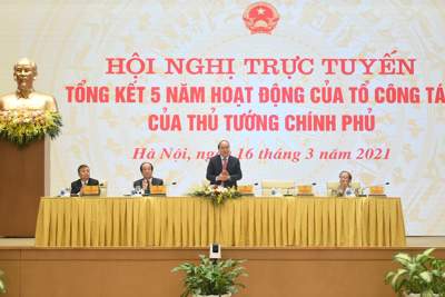 Tổng kết 5 năm hoạt động Tổ công tác của Thủ tướng Chính phủ