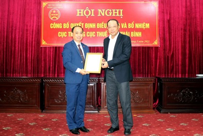 Tổng cục Thuế bổ nhiệm Cục trưởng Cục Thuế Thái Bình