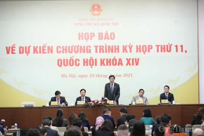Kỳ họp thứ 11, Quốc hội khóa XIV sẽ dành nhiều thời gian để kiện toàn nhân sự lãnh đạo Nhà nước
