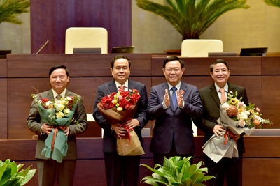 Quốc hội biểu quyết bầu các Phó Chủ tịch Quốc hội Khóa XIV