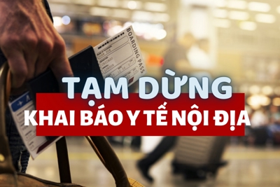 Dừng khai báo y tế nội địa