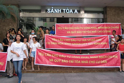 Xuất hiện lợi ích nhóm trong "cuộc chiến" chung cư