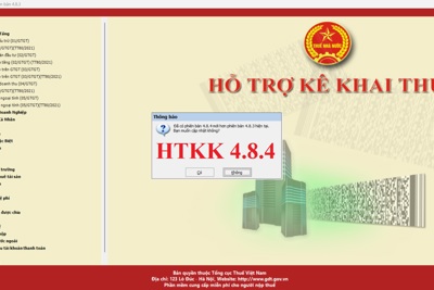 Ra mắt phiên bản nâng cấp ứng dụng hỗ trợ kê khai thuế 4.8.4