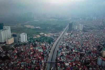 "Rừng chung cư" dọc tuyến đường ngoại giao ra sân bay Nội Bài