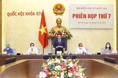 Biểu quyết thông qua Nghị quyết công bố kết quả và danh sách trúng cử đại biểu Quốc hội