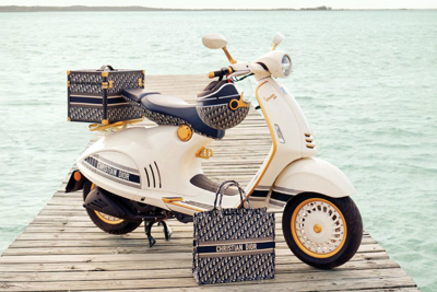 Vespa hợp tác cùng thương hiệu thời trang Christian Dior ra mắt phiên bản giới hạn
