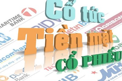 "Mưa" cổ phiếu từ cổ tức ngân hàng