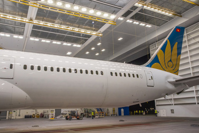 Hé lộ ảnh những chiếc Boeing 787-10 đang được “khoác áo” Vietnam Airlines