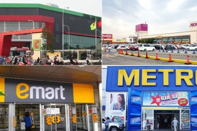 Ông lớn siêu thị ngoại thất thủ trước siêu thị Việt Nam