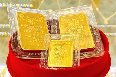 Giá vàng tăng dựng đứng sau khi Fed tăng lãi suất
