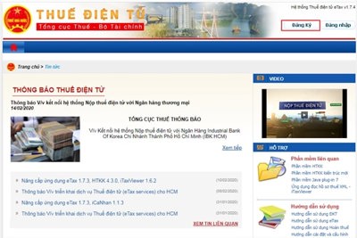Tháng 8/2021, ngành Thuế đưa ứng dụng thuế điện tử trên thiết bị di động vào vận hành
