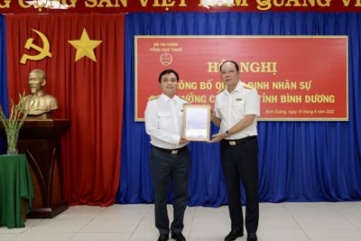 Bổ nhiệm Cục trưởng Cục Thuế Bình Dương
