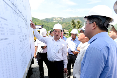 Bộ trưởng Hồ Đức Phớc kiểm tra đôn đốc giải ngân vốn đầu tư công tại 4 địa phương