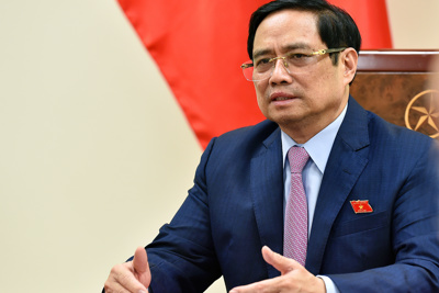 Thủ tướng Phạm Minh Chính dự Hội nghị thượng đỉnh thương mại dịch vụ toàn cầu năm 2021