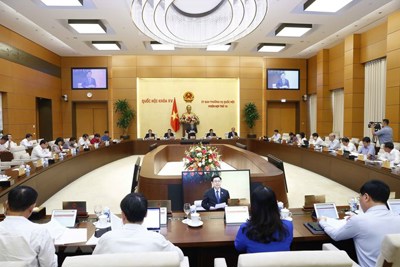 Phiên họp thứ 15 của Ủy ban Thường vụ Quốc hội sẽ khai mạc ngày 12/9