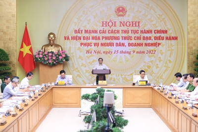 Thủ tướng Phạm Minh Chính chủ trì hội nghị đẩy mạnh cải cách thủ tục hành chính