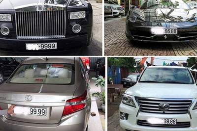 Sẽ thí điểm cấp quyền lựa chọn sử dụng biển số xe ô tô thông qua đấu giá
