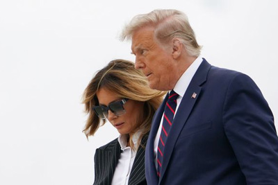 Chứng khoán "rơi' thẳng đứng sau tin Tổng thống Trump nhiễm Covid-19