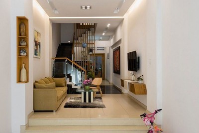 Mẫu nhà phố 2 tầng tuyệt đẹp cho khu đất mặt tiền hẹp