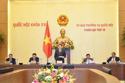 Khai mạc Phiên họp thứ 16 của Uỷ ban Thường vụ Quốc hội