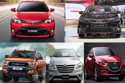 [Infographics] Top 10 ôtô bán chạy tháng 9: Mitsubishi Xpander ‘bám đuổi’ Toyota Vios