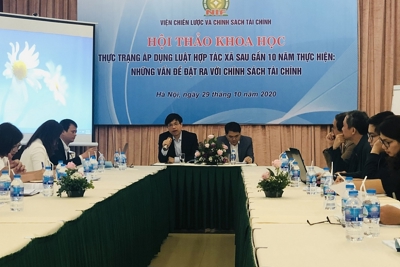 Tiếp tục hoàn thiện chính sách tài chính hỗ trợ hợp tác xã phát triển