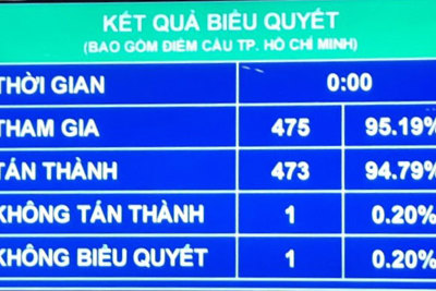 Quốc hội tán thành thông qua Nghị quyết về phân bổ ngân sách Trung ương năm 2022
